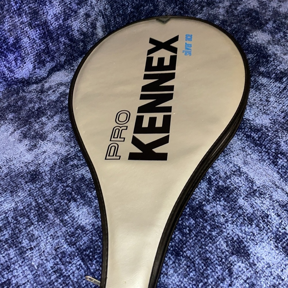 Kennex Tennis Racket with Blue and Black Design - Picture 4 of 4